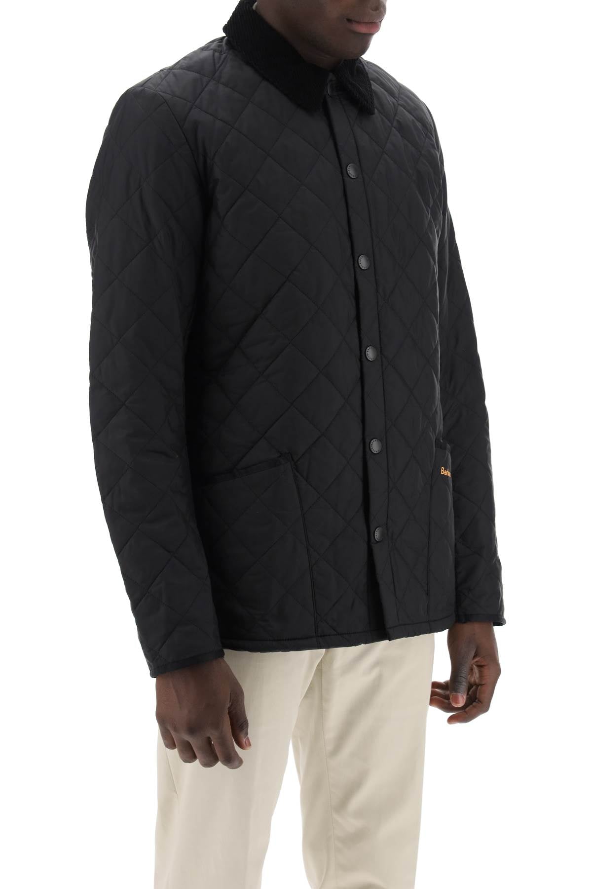 Barbour Heritage Liddesdale Quilted Jacket   Black