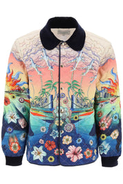 Casablanca L'envol Quilted Hunting Jacket   Multicolor