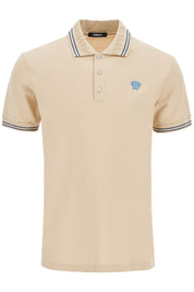 Versace Medusa Polo Shirt   Beige