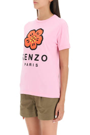 Kenzo Boke Flower Printed T Shirt   Pink