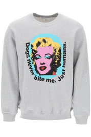 Comme Des Garcons Shirt Marilyn Monroe Printed Sweatshirt   Grey