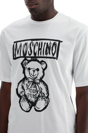 Moschino "teddy Bear Print T   White