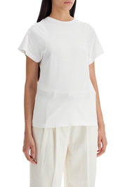 Toteme Curved Seam T Shirt   White