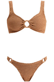 Hunza G. Hallie Bikini Set   Brown