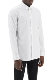 Burberry Sherfield Shirt In Stretch Cotton   White