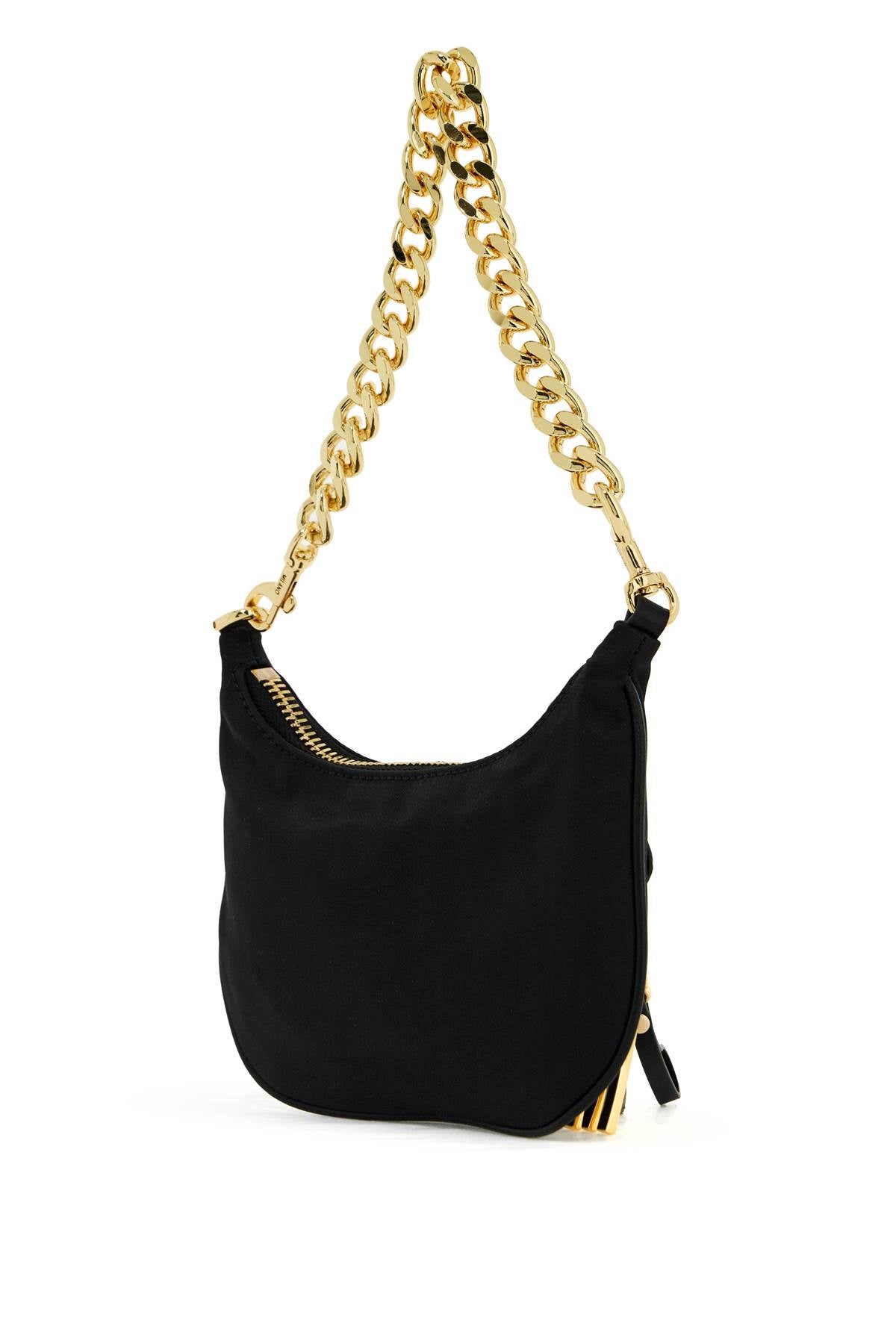 Moschino Mini Shoulder Bag With Strap   Black