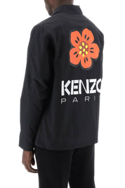 Kenzo Bokè Flower Coach Jacket   Black