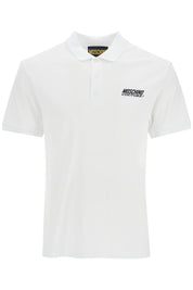 Moschino Polo Shirt With Embroidered Logo   White