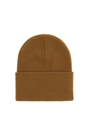 Carhartt Wip Beanie Hat With Logo Patch   Brown