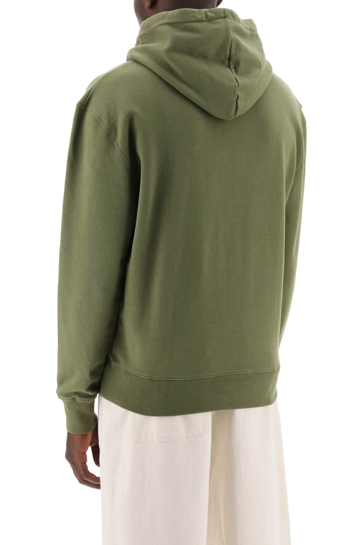 Maison Kitsune Chillax Fox Hooded Sweatshirt   Green