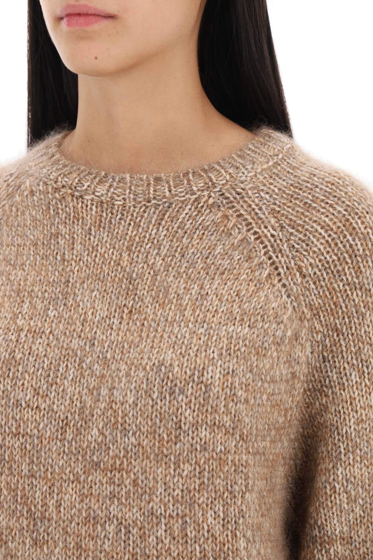 Toteme Melange Effect Sweater   Beige