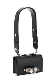 Alexander Mcqueen Mini 'Jewelled Satchel' Bag   Black