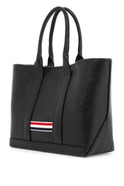 Thom Browne Small Leather Tote Bag For Tools   Black