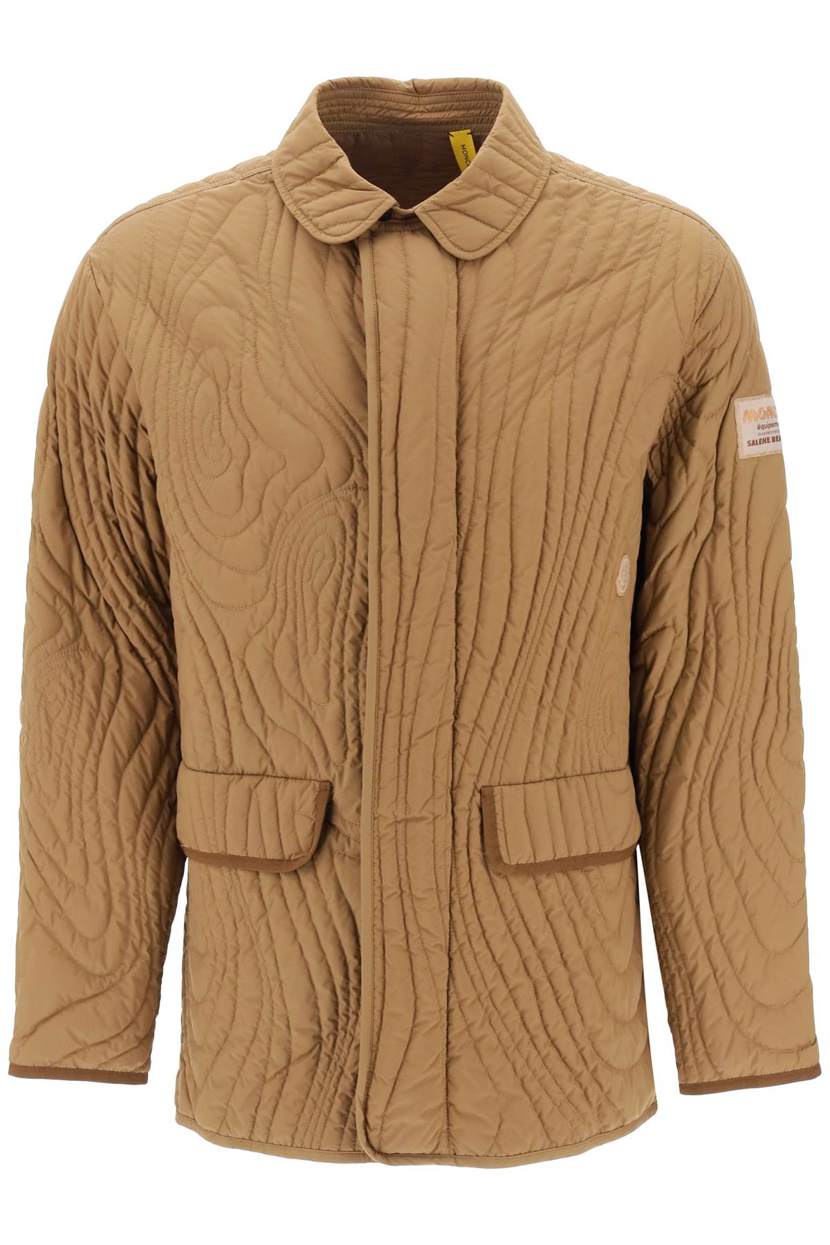 Moncler X Salehe Bembury Harter Heighway Quilted Jacket   Brown