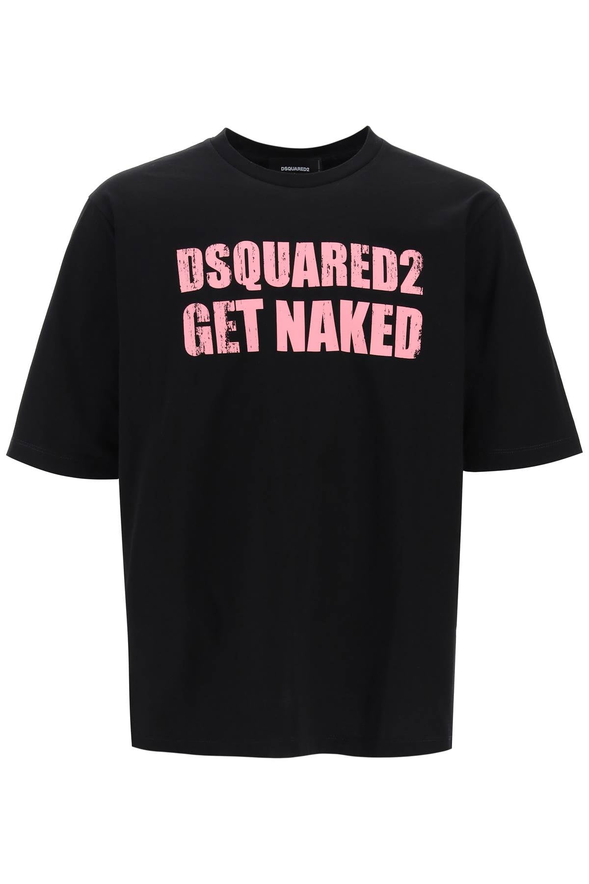 Dsquared2 Skater Fit Printed T Shirt   Black