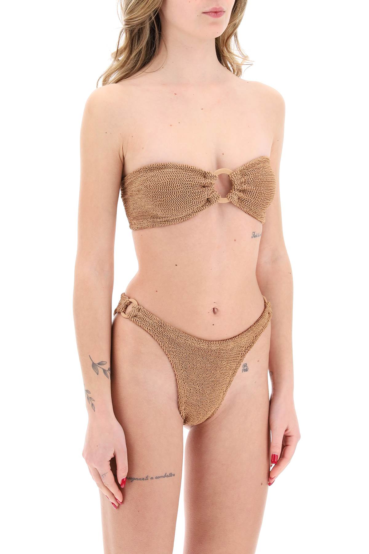 Hunza G. Gloria Bikini Set   Beige