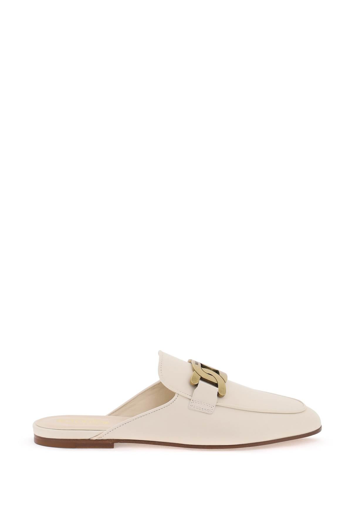 Tod's Kate Leather Sabot   White