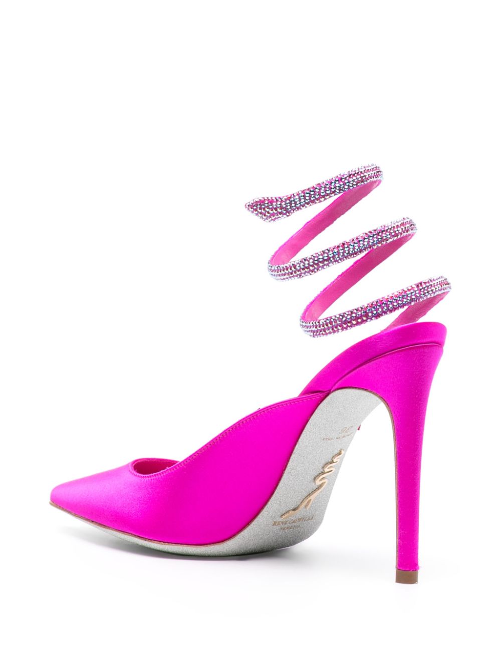 Rene' Caovilla With Heel Fuchsia