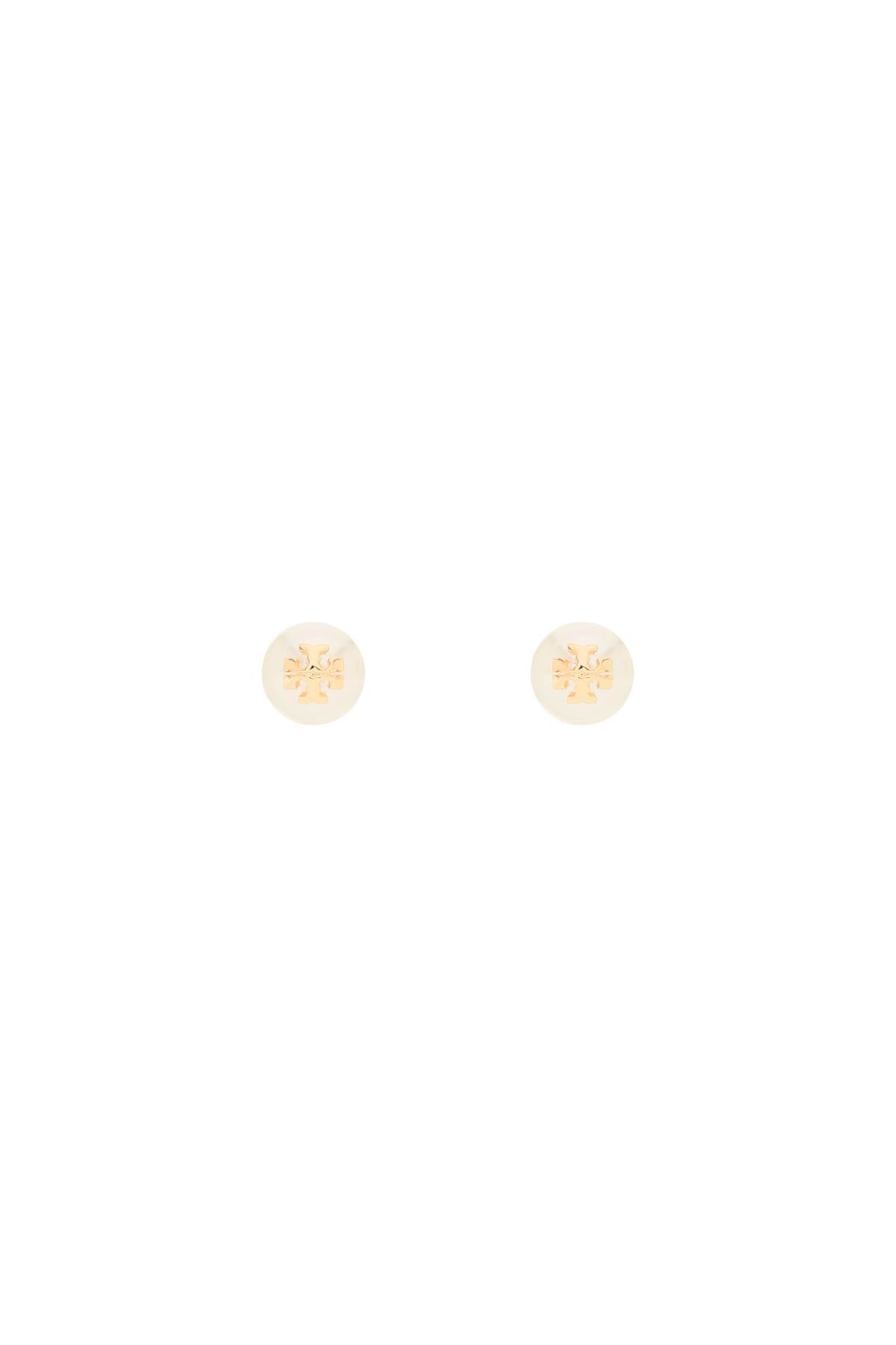 Tory Burch Kira Pearl Earrings With   Gold