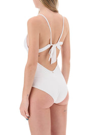 Max Mara Beachwear One Piece Swimsuit With Cup   White