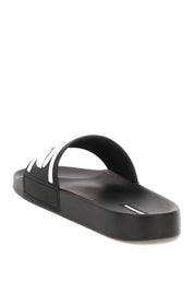 Dolce & Gabbana Logo Rubber Slides   Black