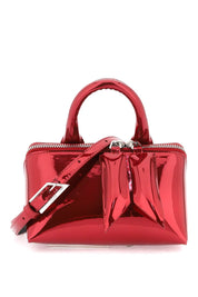 The Attico Mirror Effect Friday Mini Bag   Red