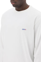 Autry Sweatshirt With Logo Label   White