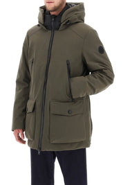 Woolrich Parka In Soft Shell   Green