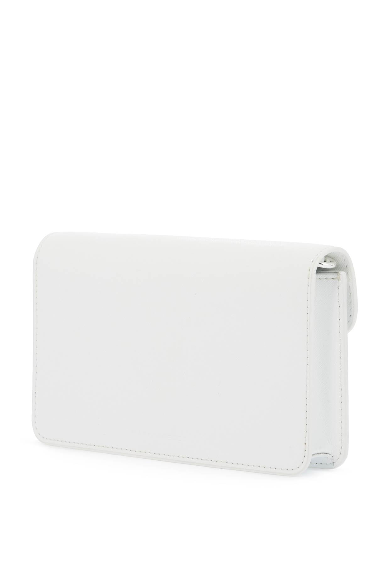 Marc Jacobs Mini Crossbody Chain Wallet Bag   White