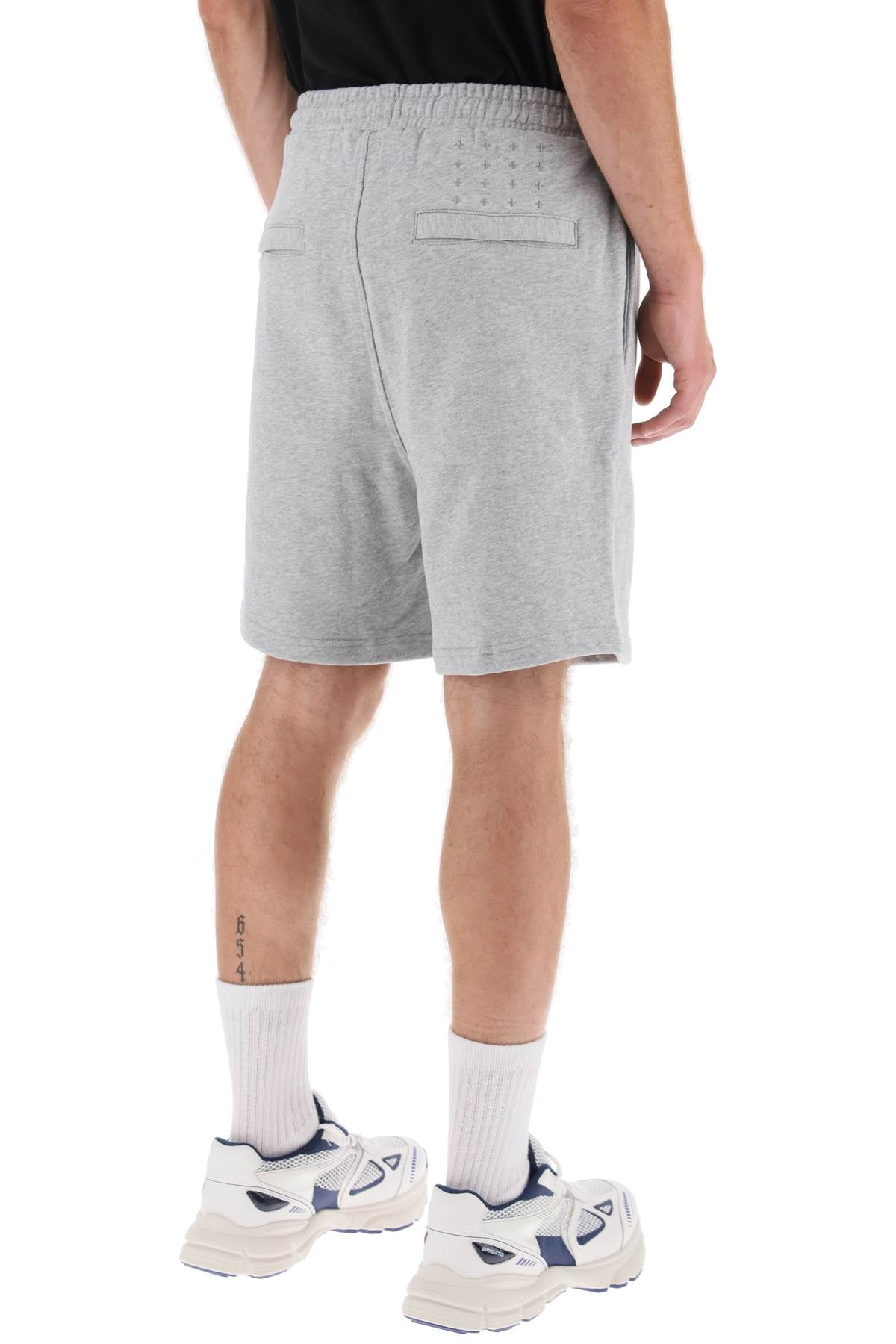 Ksubi 4x4 Cross Print Sweatshorts   Grey