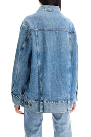 Khaite Denim Grizzo Jacket In   Blue