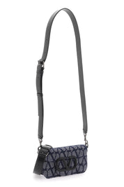 Valentino Garavani Mini Locò Shoulder Bag   Blue