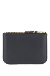 Comme Des Garcons Wallet Leather Mini Pouch   Black