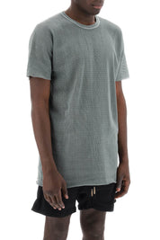 Boris Bidjan Saberi Cotton Perforated T Shirt   Green