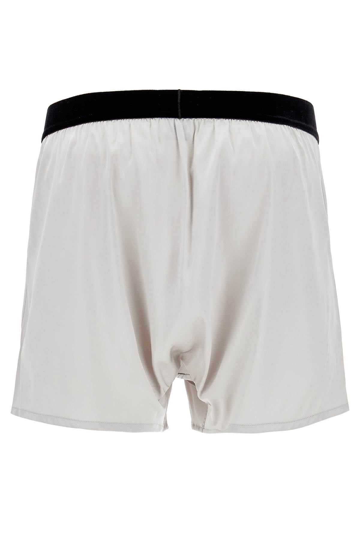 Tom Ford Silk Boxer Shorts   Grey