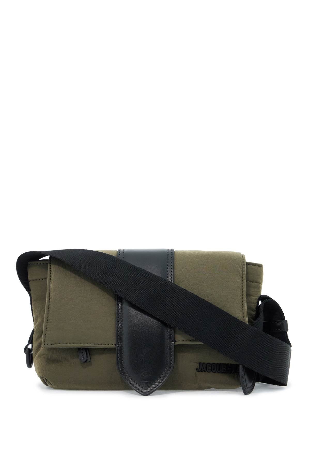 Jacquemus 'Le Petit Messenger Bambino Nylon Shoulder Bag For   Khaki