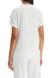 Brunello Cucinelli "shiny Pocket Detail T Shirt   White