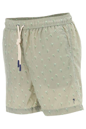 Manebi Printed Swim Trunks   Green