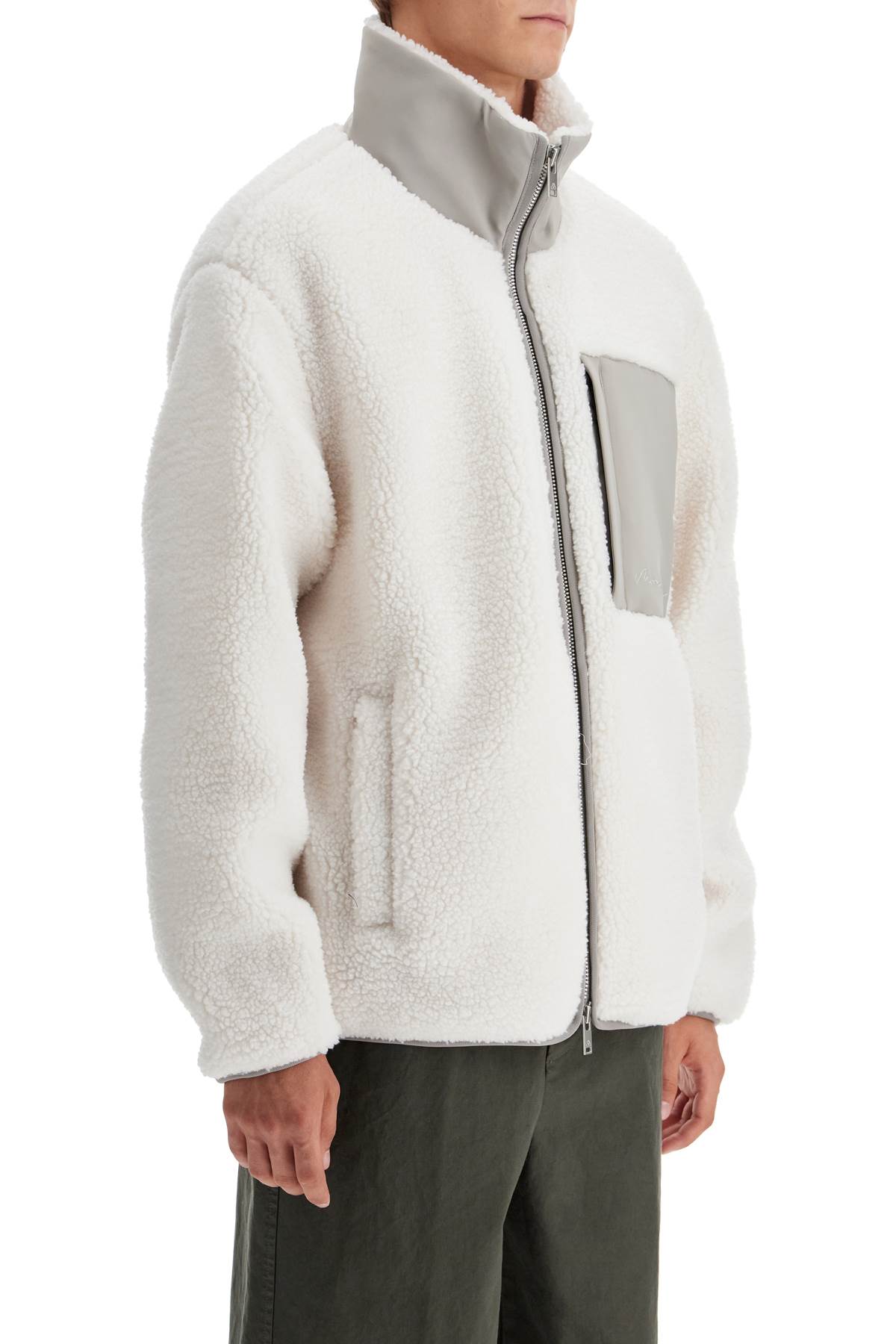 Moose Knuckles Eco Fur Jacket   White