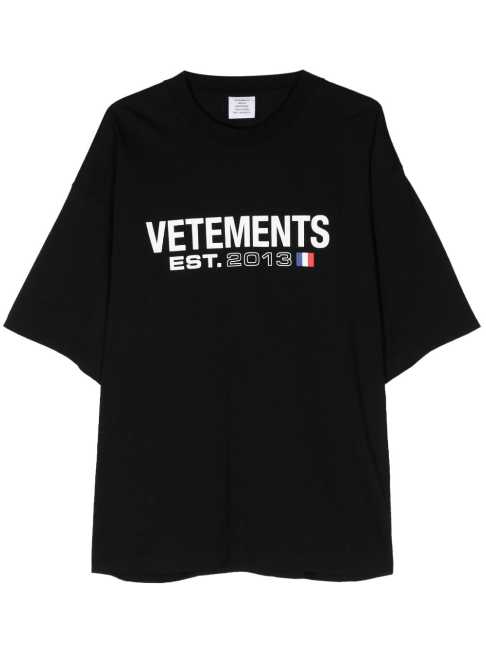 Vetements T Shirts And Polos Black