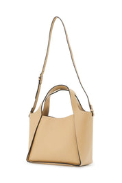 Stella Mc Cartney Stella Logo Shoulder Bag   Beige