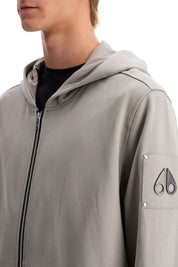 Moose Knuckles Hartsfield Zip Up Sweat   Grey