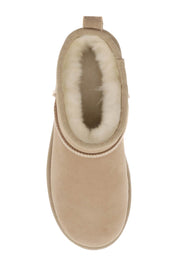 Ugg Classic Ultra Mini Ankle Boots   Beige