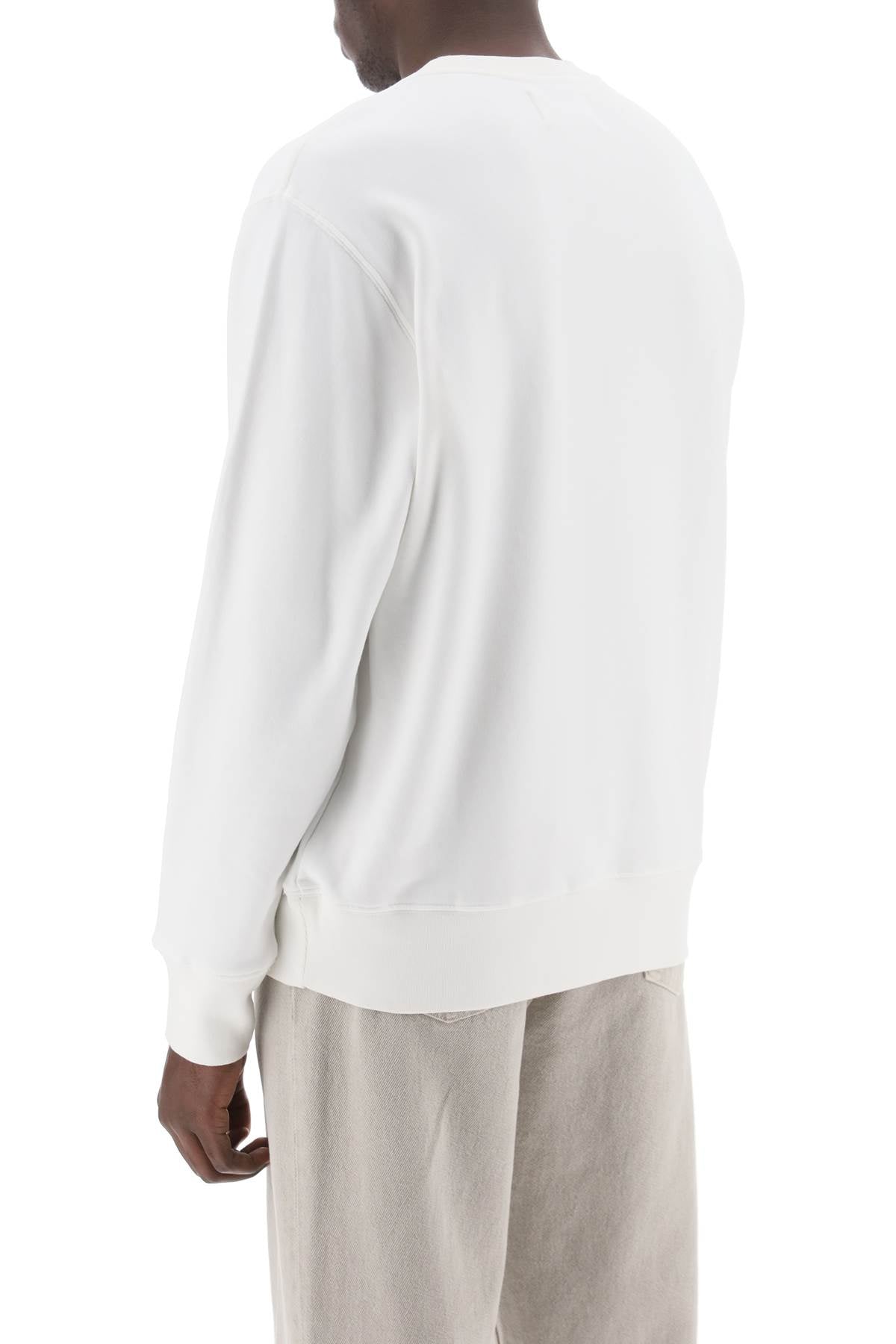 Autry Sweatshirt With Logo Label   White