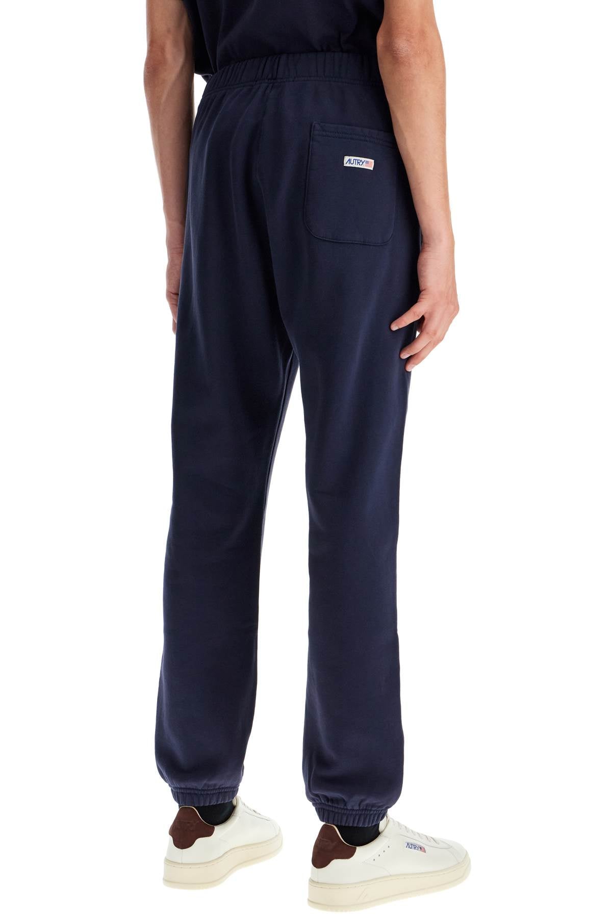 Autry Relaxed Fit Fleece Joggers For   Blue