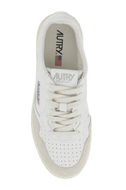 Autry Leather Medalist Low Sneakers   Beige