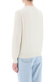 A.P.C. Vera Cotton Crewneck Pullover   White