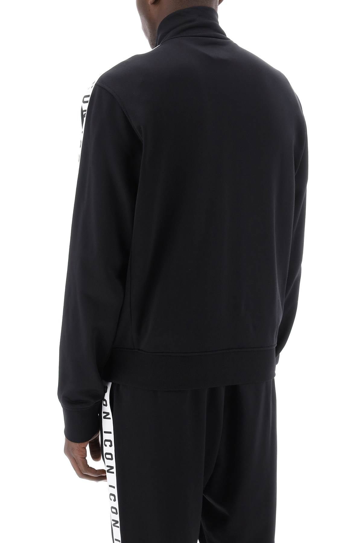 Dsquared2 Dean Sport Fit Track Jacket   Black