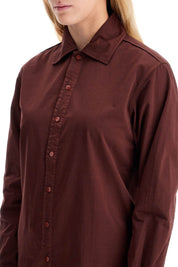 Lemaire Cotton Dyed In The Garment Shirt   Red