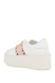 Valentino Garavani Open Rockstud Untitled Sneakers   White